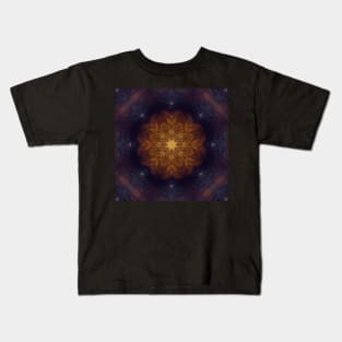 Mandalisa Kaleidoscope [textures] Pattern (Seamless) 4 Kids T-Shirt